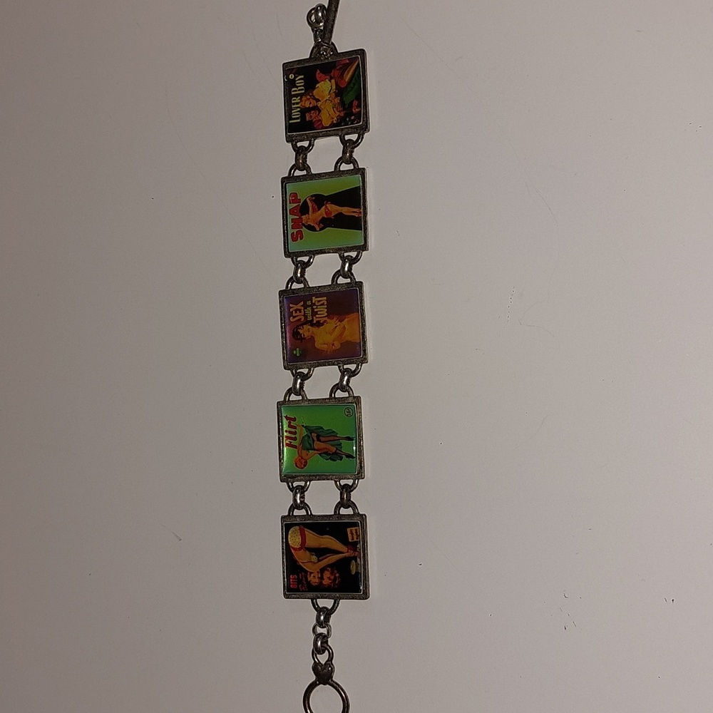 Vintage pinup ladies bracelet